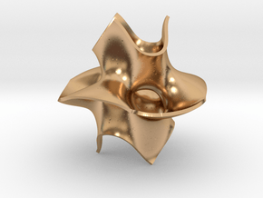 Cube bounded isosurface in Polished Bronze