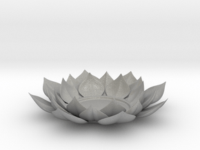Lotus Flower Tea Light Holder in Aluminum