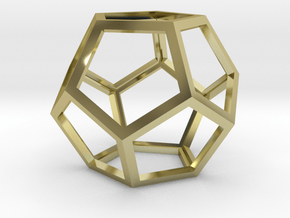 Dodecahedron in 18k Gold