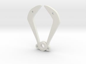 Connors Vambrace Clasp in White Natural Versatile Plastic