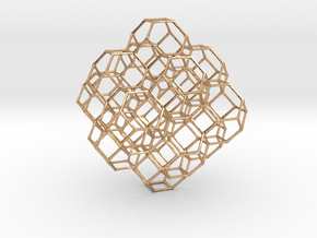Truncated octahedral lattice in Polished Bronze