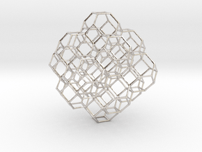 Truncated octahedral lattice in Rhodium Plated Brass