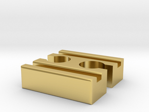Ikea LILLABO F-F Connector 40mm in Polished Brass