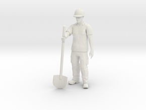 RM011Shovel2 in White Natural Versatile Plastic