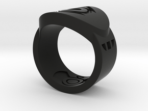 Indigo Tribe FF Ring Sz 7 in Black Natural Versatile Plastic