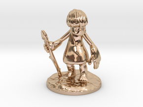 Urg full-color miniature statue in 14k Rose Gold Plated Brass