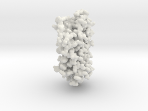 Rhodopsin Photocenter - All Atom in White Natural Versatile Plastic