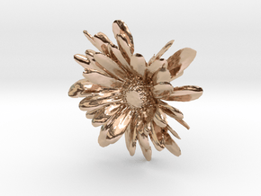 Chrystanthemum earring in 14k Rose Gold Plated Brass