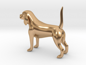 Beagle in Polished Bronze