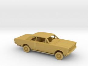 1/72 1966 Ford Galaxie 500 Custom 2 Door Kit in Tan Fine Detail Plastic