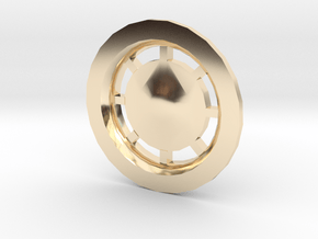 3d Rear Engine Nozzles Plate in 14k Gold Plated Brass