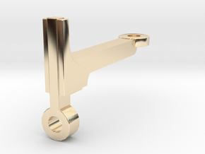 3d Cooler Mount in 14k Gold Plated Brass