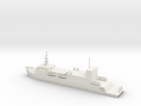 1/700 Scale USNS Waters T-AGS-45 in White Natural Versatile Plastic