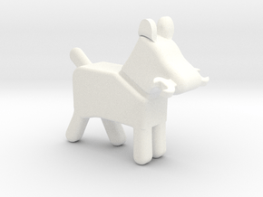 Wrenchdog 3D in White Smooth Versatile Plastic
