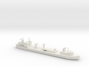 1/1250 Scale USNS Vanguard T-AGM-19 in White Natural Versatile Plastic