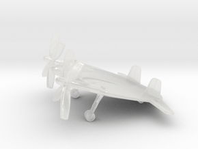 Vought XF5U-1 Flying Flapjack in Clear Ultra Fine Detail Plastic: 6mm
