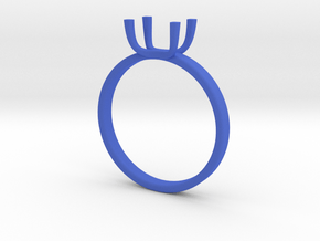 Ring for Diamond All Sizes in Blue Processed Versatile Plastic: 4.5 / 47.75