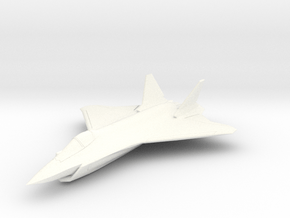 Sukhoi Su-75 Checkmate (Production Version) in White Smooth Versatile Plastic: 6mm