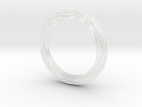 Woven Ring All Sizes, Multisize in Clear Ultra Fine Detail Plastic: 5 / 49