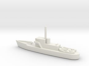 1/700 Scale USCGC Active WPC-125 in White Natural Versatile Plastic