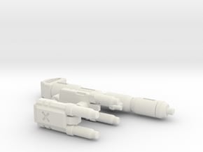 TF Legacy Humble Origins Prime Weapon set in White Natural Versatile Plastic