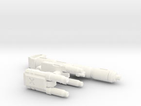 TF Legacy Humble Origins Prime Weapon set in White Smooth Versatile Plastic