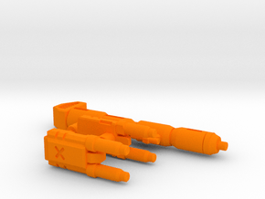 TF Legacy Humble Origins Prime Weapon set in Orange Smooth Versatile Plastic
