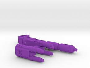 TF Legacy Humble Origins Prime Weapon set in Purple Smooth Versatile Plastic