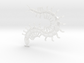 Centipede in Clear Ultra Fine Detail Plastic