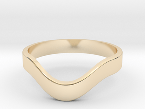 V Band all sizes, Multisize in 14k Gold Plated Brass: 5 / 49
