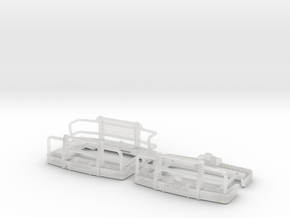 Ford Bricknose Aftermarket Bumpers in Clear Ultra Fine Detail Plastic