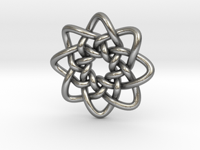 Celtic Knots 05 (small) in Natural Silver