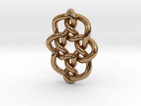 Celtic Knots 08 (small) in Polished Brass