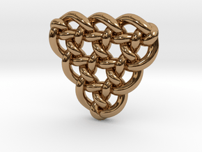 Celtic Knots 10 (small) in Polished Brass