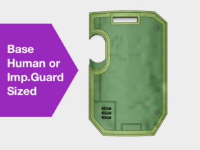 10x Blank : Human-sized Boarding Shields w/Hand in Tan Fine Detail Plastic