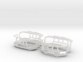 Greenlight Ford + Ram Heavy Duty Bumpers in Clear Ultra Fine Detail Plastic