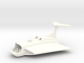 The Voyager Ship in White Processed Versatile Plastic