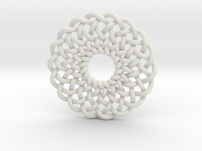 Celtic Knots 02 (small) in White Natural Versatile Plastic