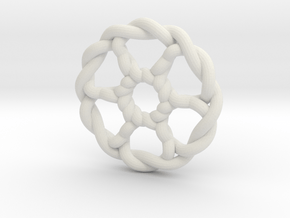 Celtic Knots 07 (small) in White Natural Versatile Plastic