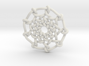 Celtic Knots 04 (small) in White Natural Versatile Plastic