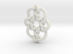 Celtic Knots 08 (small) in White Natural Versatile Plastic