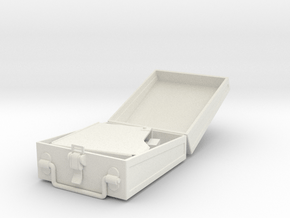 1/6 ammo box for 36M Solothurn open in White Natural Versatile Plastic