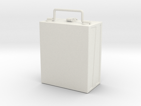 1/6 ammo box for 31M and 36M Solothurn closed up in White Natural Versatile Plastic