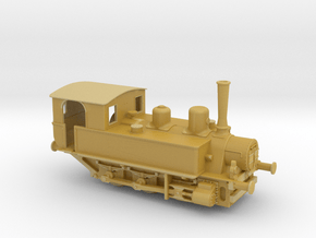 1/200th scale MÁV 377 class steam locomotive in Tan Fine Detail Plastic
