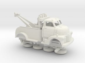 1/64 1949 Chevy COE TowTruck Kit in White Natural Versatile Plastic