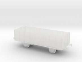 1/200th scale E type open freight car in Clear Ultra Fine Detail Plastic