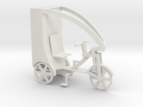 pc32-pedi-trike-slim in White Natural Versatile Plastic