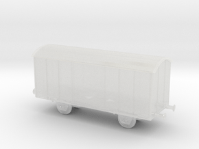 1/200th scale G type box car in Clear Ultra Fine Detail Plastic