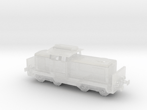 1/200th scale MÁV M-43 diesel locomotive in Clear Ultra Fine Detail Plastic