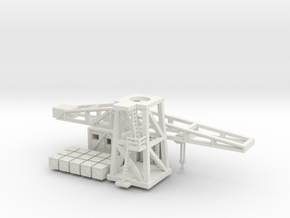 1/200th scale Harbour Crane in White Natural Versatile Plastic